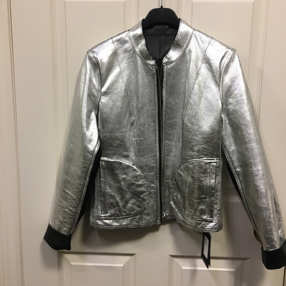 Reversible leather jacket - Picture 2 of 2